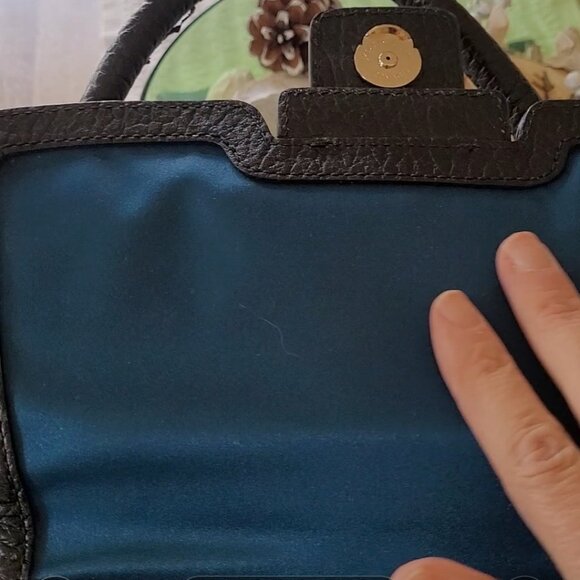 Coach Madison Pinnacle Pebbled Leather Lily Satchel | Legacy Collection | Black - Picture 4 of 10